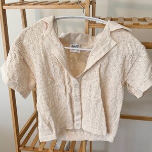 Princess Polly Cream Knit Sweater